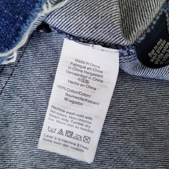 Madewell | Denim Raw Hem‎ Mini Wrap Skirt 8 - Picture 10 of 11